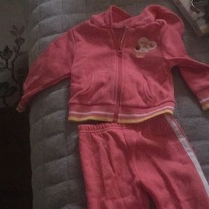 Fleece hoodie set